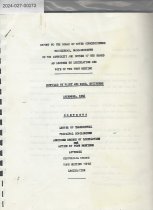 Report to the Board of Water Commissioners December 1966