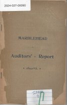 Marblehead Auditors' Report 1892-93