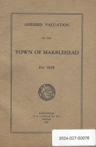Assessed Valuations of Marblehead 1938