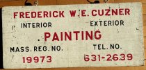 Cuzner Painting Trade Sign