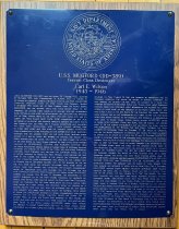 U.S.S. Mugford Plaque