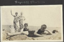 Drying off after a swim.