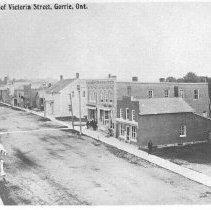 Birds-eye view of Victoria Street, Gorrie Ontario, ca. 1910