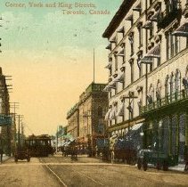 York and King Streets, Toronto, 1910.