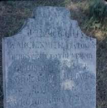 4256 tombstone of Mrs. Arch. Smith
