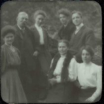 ph 9250: School Inspector & student teachers, ca.1900.