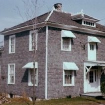 Stone house, Lot 78 Allan Street at William, Clifford, Ontario, 1974.