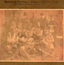 Harriston Northern League Hockey Team, Harriston, Ontario, 1905.