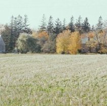 Farm with house and barn, Road 59 Peel Township, 1973.