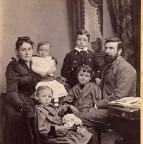 Family related to Wilson and McQueen familes of Fergus, ca. 1890