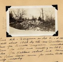 Lime kiln built for Donald Fergusson of Puslinch Township, ca. 1930.
