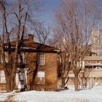 8813 brick house & church 1974