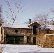 8940 drive shed of brick house #43, 1974