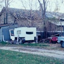 8943 drive shed of brick houe #43, 1971