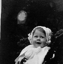Edith Short of Mount Forest as a toddler, photograph, ca. 1915.
