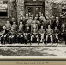Wellington County Council, photograph, 1938.