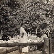 ph 24537 Laura Templin at Belfountain[?] ca.1925