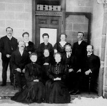 Burt Family by Reid House, ca. 1910.