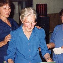 ph 11197 Nancy Knudstrup, Pat Chataway and Veronica Punnet, 1987
