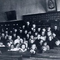 Public School students in classroom, Harriston[?], ca. 1900
