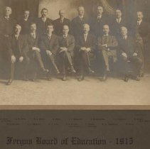 Fergus Board of Education members, 1915