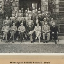 Wellington County Council, photograph, 1949.