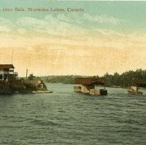 Swing Bridge, Muskoka, ca.1910.
