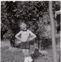 ph 23065: Willi, with arms on hips, ca.1933.