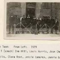 ph 9657 Girls Hockey team 1929