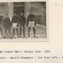 ph 9658 Boys Hockey team 1929