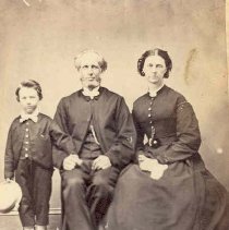 Reverend and Mrs. Potter and their son, ca. 1890.
