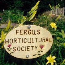 ph 18244_4 Fergus Horticultural Society plaque, Aug. 1995.