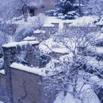 ph 18246_19 Stone staircase in snow, taken from Milligan foot bridge, 2000.