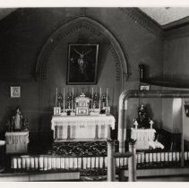 Interior, St. Joseph's Church, Fergus, 1895.