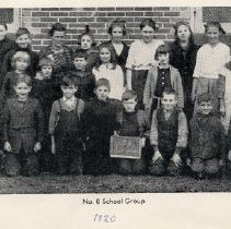 S.S. #8, Eramosa Township school, ca.1920.