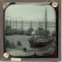ph 9429: boats at Sheveningen, ca.1900.
