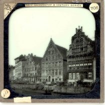 ph 9420: Street in Ghent, ca.1900.