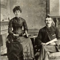 Archie Leitch with wife Robina Young Leitch of Binkham, Erin Township