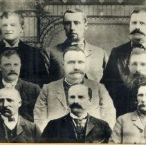 Fergus - Nichol Twp. Livestock Drovers, ca.1890.