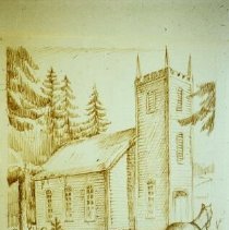 2926 Church sketch