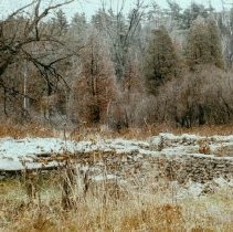 Harris Woolen Mill / Woollen Mill dam and area, Rockwood, Ontario, 1960-1973.
