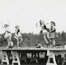 Highland dancers, Fergus Highland Games ca. 1950