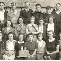 Fergus H.S. students, 5th form, 1940.