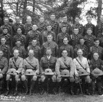 43rd F.D. BTY. RCA, Petawawa, 1938.