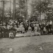 Members of Thomas Young family of Erin Township attending picnic in