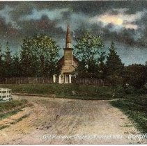 Old Mohawk Church, Brantford, 1908.