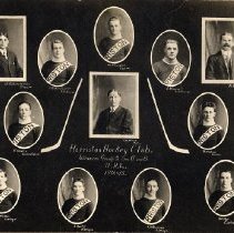 Harriston Hockey Club, Harriston, Ontario, 1914-1915.
