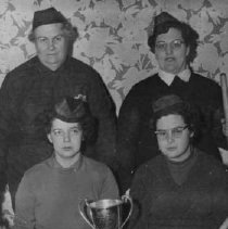 Winners of Ladies' Mount Forest Bonspiel, 1957