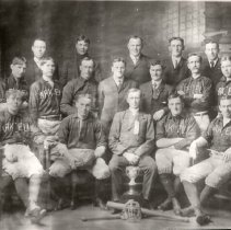 Championship hardball team from Arkell, Puslinch Township, ca. 1900