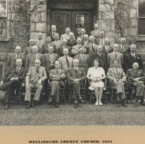 Wellington County Council, photograph, 1945.